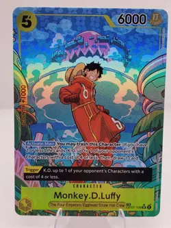 Monkey.D.Luffy (TR) OP07-109 Two Legends Treasure Rare One Piece TCG English - Image 1
