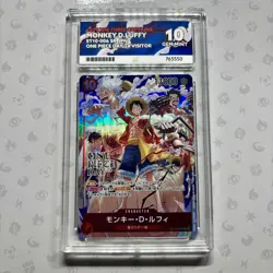 Monkey D Luffy ST10-006 DAY 24 2024 ACE 10 One Piece Promo Card Japanese JP - Image 1