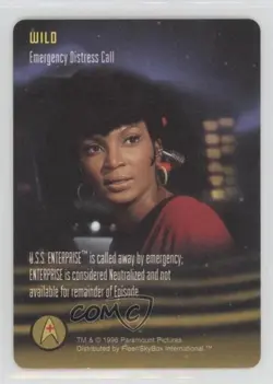 1996 Star Trek - The Card Game Wild Emergency Distress Call - Image 1