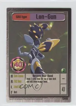 1999 Medabots Trading Card Game Starter Deck Lon-Gun #SD08 - Image 1