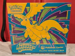 Pokemon Ascended Heroes Pokemon Center Elite Trainer Box Sealed Brand New - Image 1