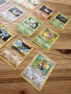 Pokemon Base Set Cards Lot 16 Cards - Image 4
