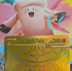 Mega Zygarde EX Full Art Foil Ultra Rare Pokemon Card 124/088 310 HP - Image 2