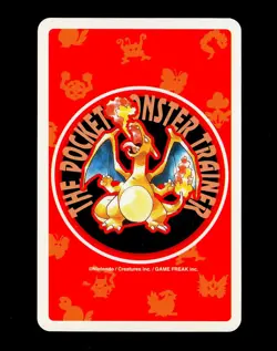 1996 Pokemon CLOYSTER Japanese RED Charizard Deck 5 of Spades POKER Card #091 - Image 2