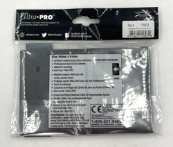 100 Eclipse Gloss Deck Protector 66 mm x 91 mm Standard Card Sleeves (Aqua Blue) - Image 2