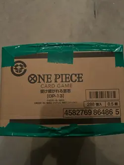 One Piece Card Game OP13 Carrying on his Will 12x Display Sealed Case Japanese - Image 1