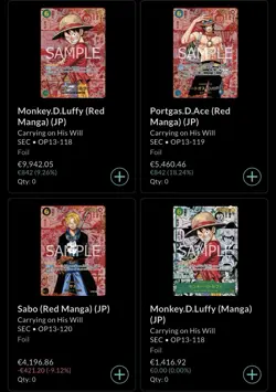 One Piece Card Game OP13 Carrying on his Will 12x Display Sealed Case Japanese - Image 3