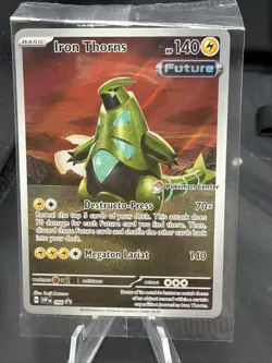 Pokemon Card - Iron Thorns SVP098 Black Star Promo 098 Pokemon Center Sealed - Image 1