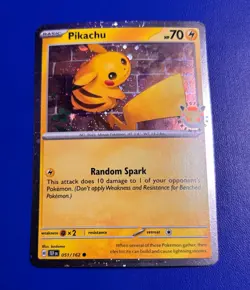 Pikachu - (Cosmo Holo) 051/162 Miscellaneous Cards & Products Holo - Image 1