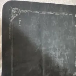 Spellground Classic CCG Standard Playmat Black Gray 1-Player Card Game Mat - Image 2