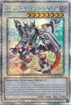 Borreload Savage Dragon RA01-EN033 Quarter Century Secret Rare NM YuGiOh! Card - Image 1