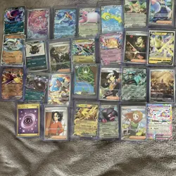 Pokemon TCG Card Lot 24 Cards Holo Foil Full Art Wigglytuff Zapdos ex Giacomo - Image 1
