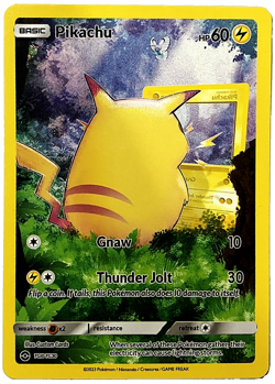 Pikachu Pokemon Card Van Gogh TG10/TG30 Celebrations 2023 Fan Art w/ Video - Image 1
