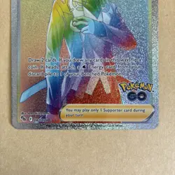 Pokemon Card TCG - Blanche 082/078 - Pokemon GO - Rainbow Secret Rare - NM - Image 4