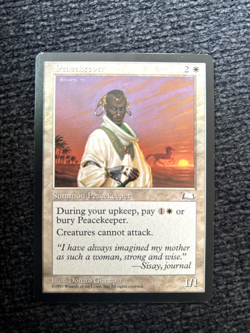 MTG Weatherlight Peacekeeper RESERVED LIST LP - Image 1