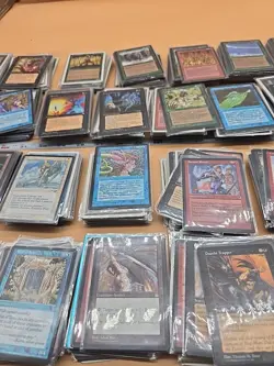 1500+ MTG Magic The Gathering OLD School VINTAGE 1993 To 1998 All Sleeved ! - Image 3