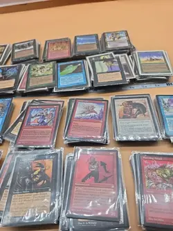 1500+ MTG Magic The Gathering OLD School VINTAGE 1993 To 1998 All Sleeved ! - Image 4