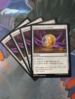 Talisman of Creativity x 4 | 7% Off 2+ | MH3 | NM | MTG - Image 1