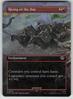 Rising of the Day (Borderless) Foil The Lord of the Rings 427 MTG NM - Image 1
