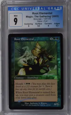 ROOT ELEMENTAL Scourge Foil Rare CGC 9 Q++ MTG [Nostalgium] - Image 1