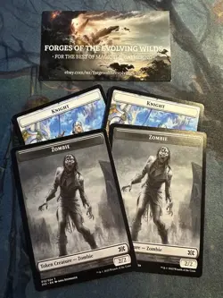 Knight 005 Zombie Token 012 x4 4x 4 Playset - Double Masters 2022 - 2X2 - Image 1