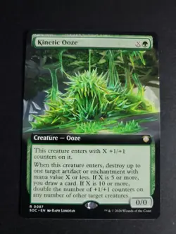 Kinetic Ooze (Extended Art) Rare MTG Secrets of Strixhaven Commander - Image 1