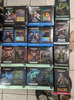 🔥12 Magic The Gathering Commander Deck Lot Dr Who Duskmourn and more🔥 - Image 3