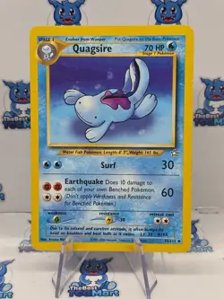 Pokemon Quagsire Neo Genesis 45/111 MP - Image 1