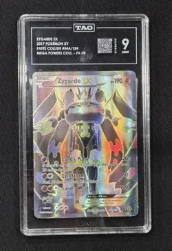 2017 Pokemon XY Zygarde EX Fates Collide TAG 9 - Image 1