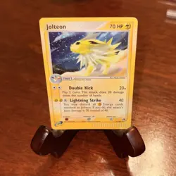 Pokemon Jolteon 6/100 Sandstorm Holo Rare 70 HP Card 2003 - Image 1