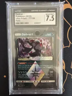 Pokemon Darkrai Prism Star Ultra Prism Holo Rare #77 CGC 7.5 2018 - Image 1