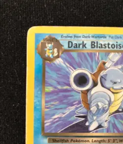 Pokemon TCG Dark Blastoise 20/82 Rare Team Rocket HP Condition WOTC 2000 - Image 2