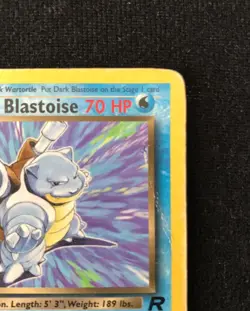Pokemon TCG Dark Blastoise 20/82 Rare Team Rocket HP Condition WOTC 2000 - Image 3