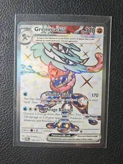 Pokemon Twilight Masquerade Greninja ex #198/167 NM - Image 1