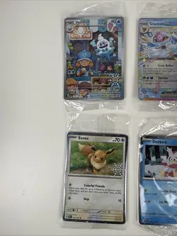 2025 Pokemon Holiday Calendar Promo Card Lot: All 8 Stamped Promos Sealed Packs - Image 2