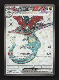 Dragapult ex 200/167 Ultra Rare Twilight Masquerade Pokemon Near Mint - Image 1