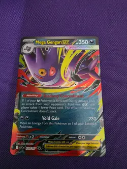Mega Gengar EX #125/217 Mega Evolution Ascended Heroes Pokemon TCG NM - Image 2