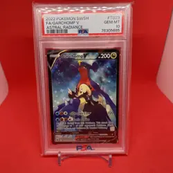 FA/GARCHOMP V ASTRAL RADIANCE POKEMON SWSH ASTRAL RADIANCE 2022 TG23 PSA 10 - Image 1