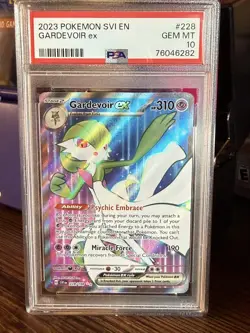 Pokemon Gardevoir ex Scarlet & Violet Ultra Rare #228 PSA 10 Gem Mint - Image 1