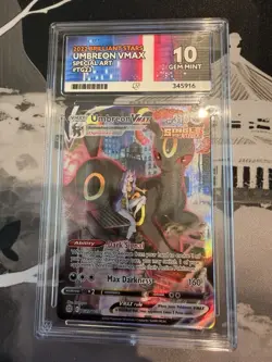 Pokemon Umbreon VMAX Brilliant Stars TG23/TG30 ACE 10 - Image 1