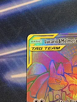 Pokemon Lucario & Melmetal GX Secret Rare Holo SM - Unbroken Bonds 224/214 NM - Image 2