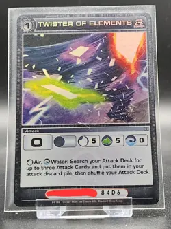 Chaotic Card : Twister Of Elements Silent Sands First Edition Super Rare Attack - Image 1