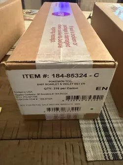 Pokemon TCG Scarlet & Violet Base Set Booster 6-Box Case SEALED SV01 - Image 1