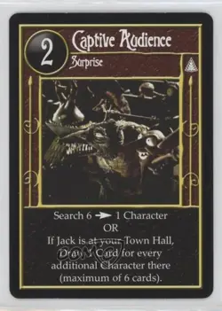 2005 The Nightmare Before Christmas Trading Card Game Captive Audience - Image 1