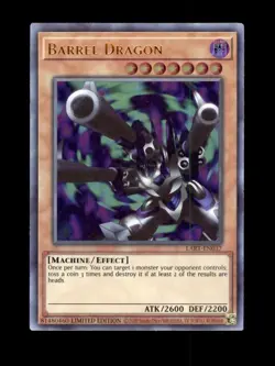 YU-GI-OH! BARREL DRAGON LART-EN037 LIMITED EDITION ULTRA RARE TCG - Image 1