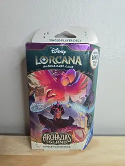 NEW SEALED Disney Lorcana Archazia's Island Starter Deck Damaged Box - Image 1