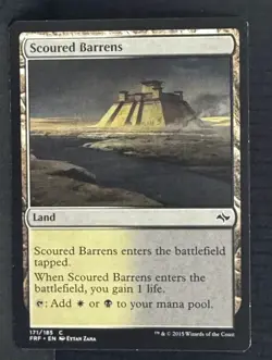 Land Scoured Barrens [Fate Reforged] FRF MTG Magic Multi Color Dual Color - Image 1