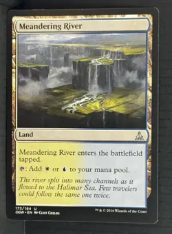 Land MEANDERING RIVER #173 OGW MTG Magic Multi Color Dual Color - Image 1
