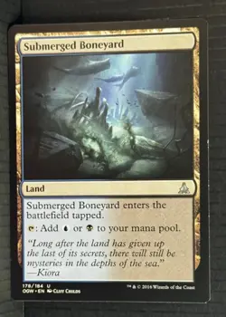 Land Submerged Boneyard MTG OGW LP Multi Color Dual Color Magic the Gathering - Image 1