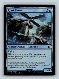 Rook Turret #69 FINAL FANTASY Common MTG Foil NM - Image 1